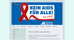 Desktop Screenshot of aids-hilfe-neumuenster.de